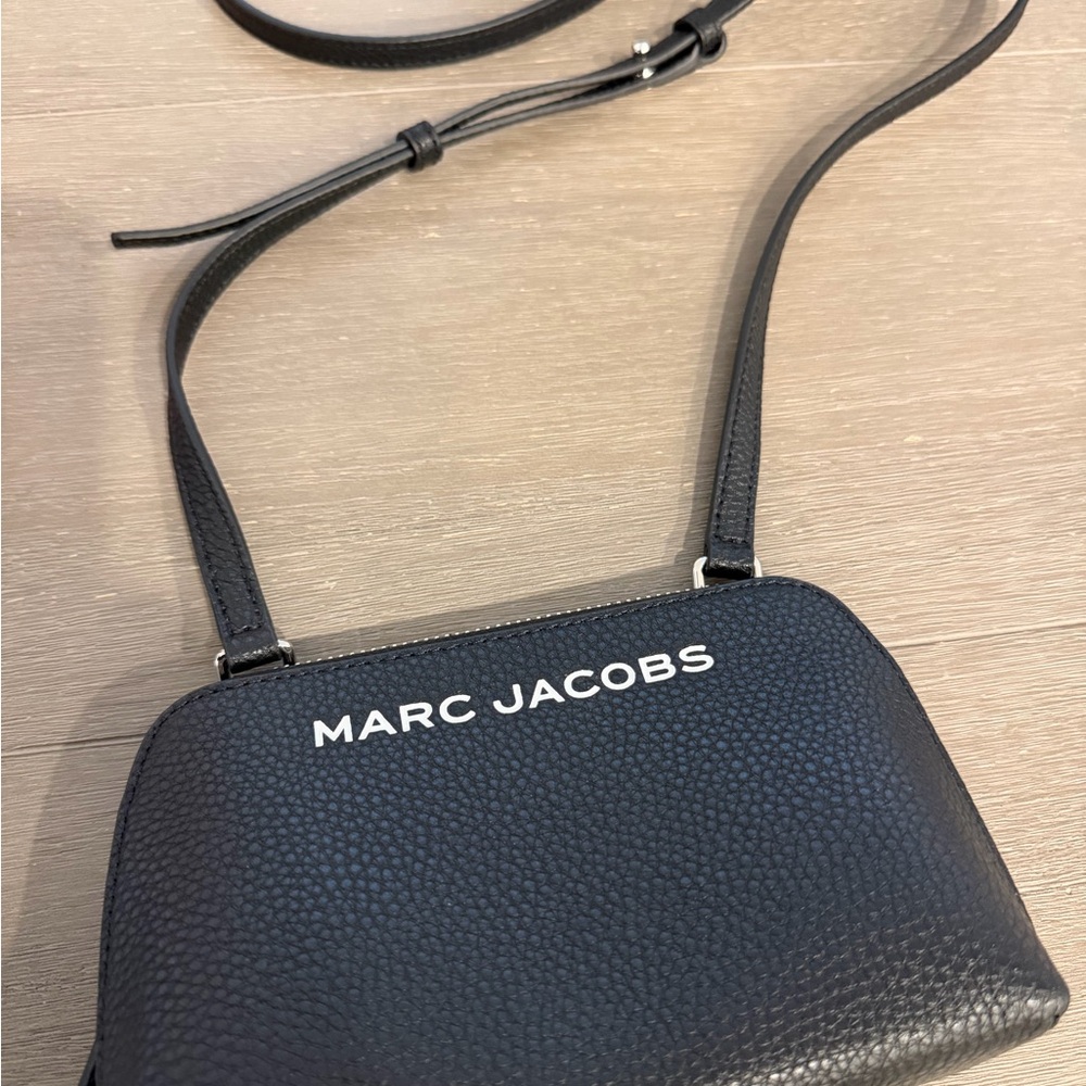 Marc Jacobs Pebbled Black Crossbody Bag